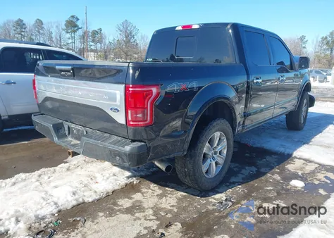 2016 Ford F-150 Platinum from USA, damaged, VIN 1FTEW1EG2GFD52889